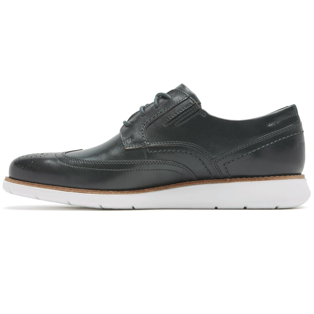 Sapatos Sociais Rockport Homem Verdes - Total Motion Sport Wingtip - 10958KGJZ